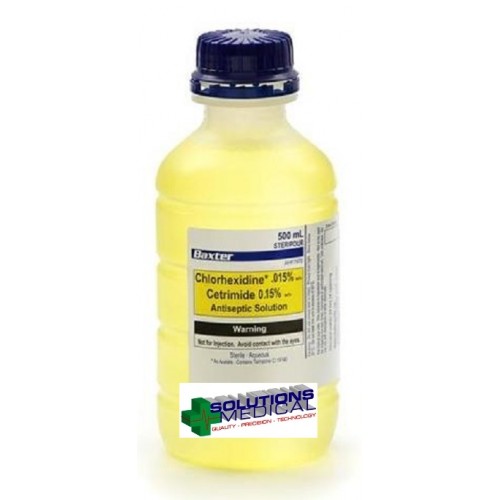 Baxter Steripour Chlorhexidine .015 Cetrimide .15 Sterile Aqueous